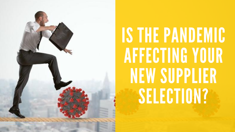 pandemic supplier selection