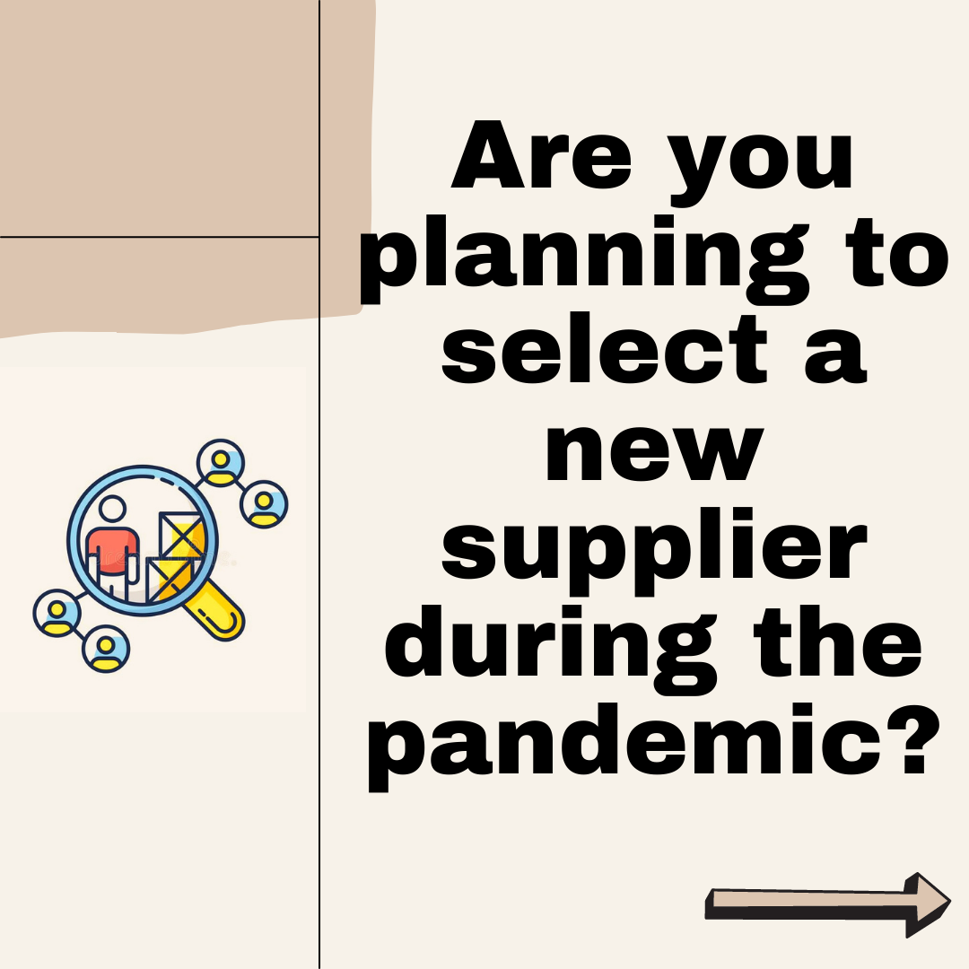 new supplier in pandemic carousel