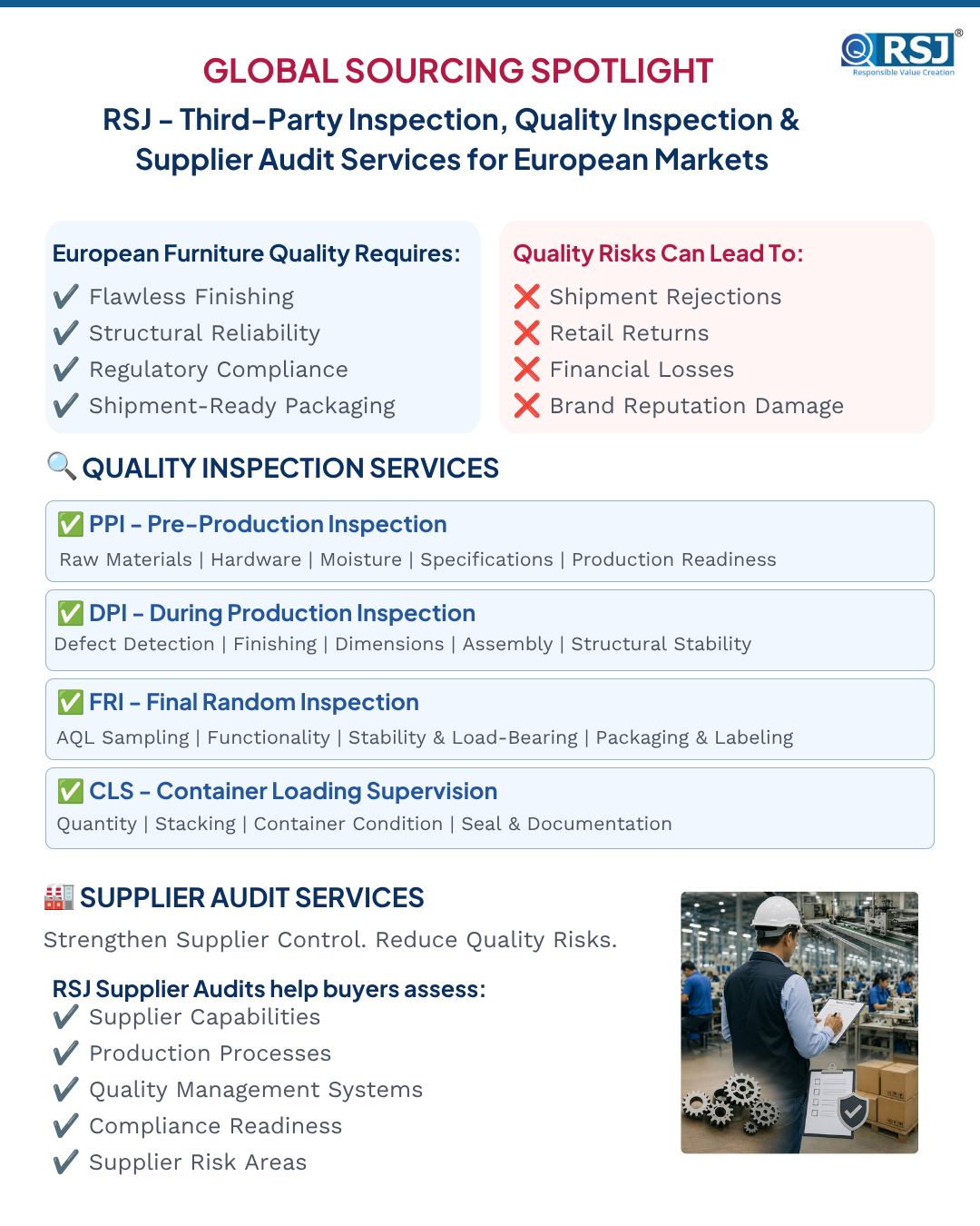 GLOBAL SOURCING SPOTLIGHT RSJ